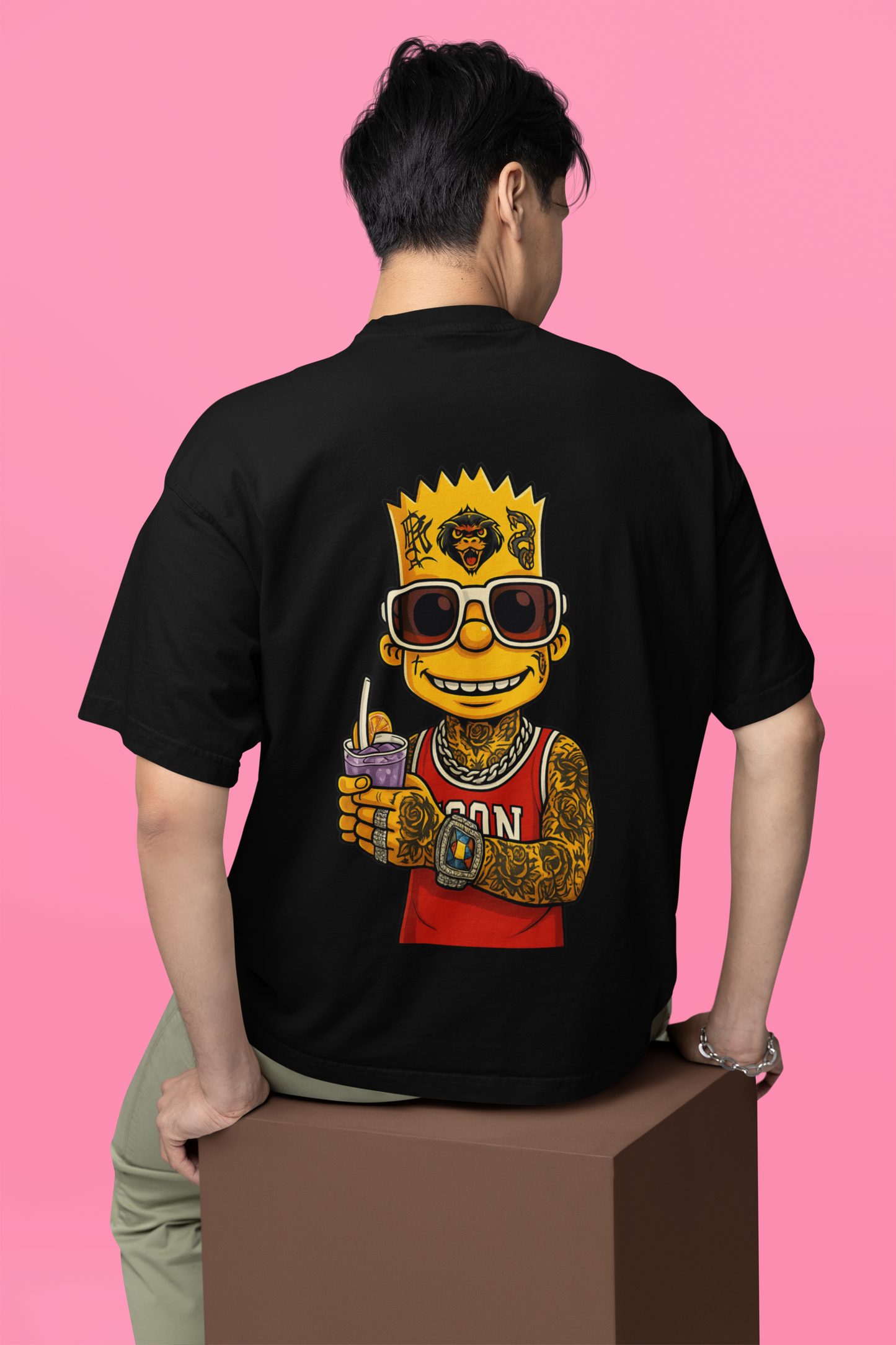 Tattoo Mode Oversized Tee