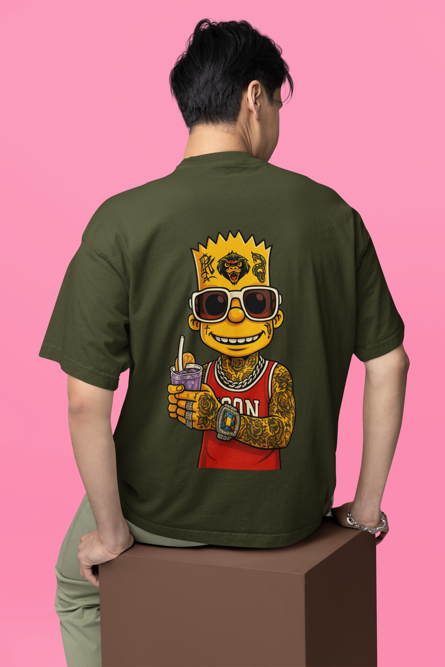 Tattoo Mode Oversized Tee