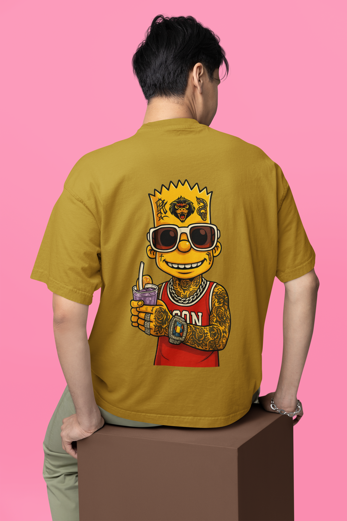 Tattoo Mode Oversized Tee