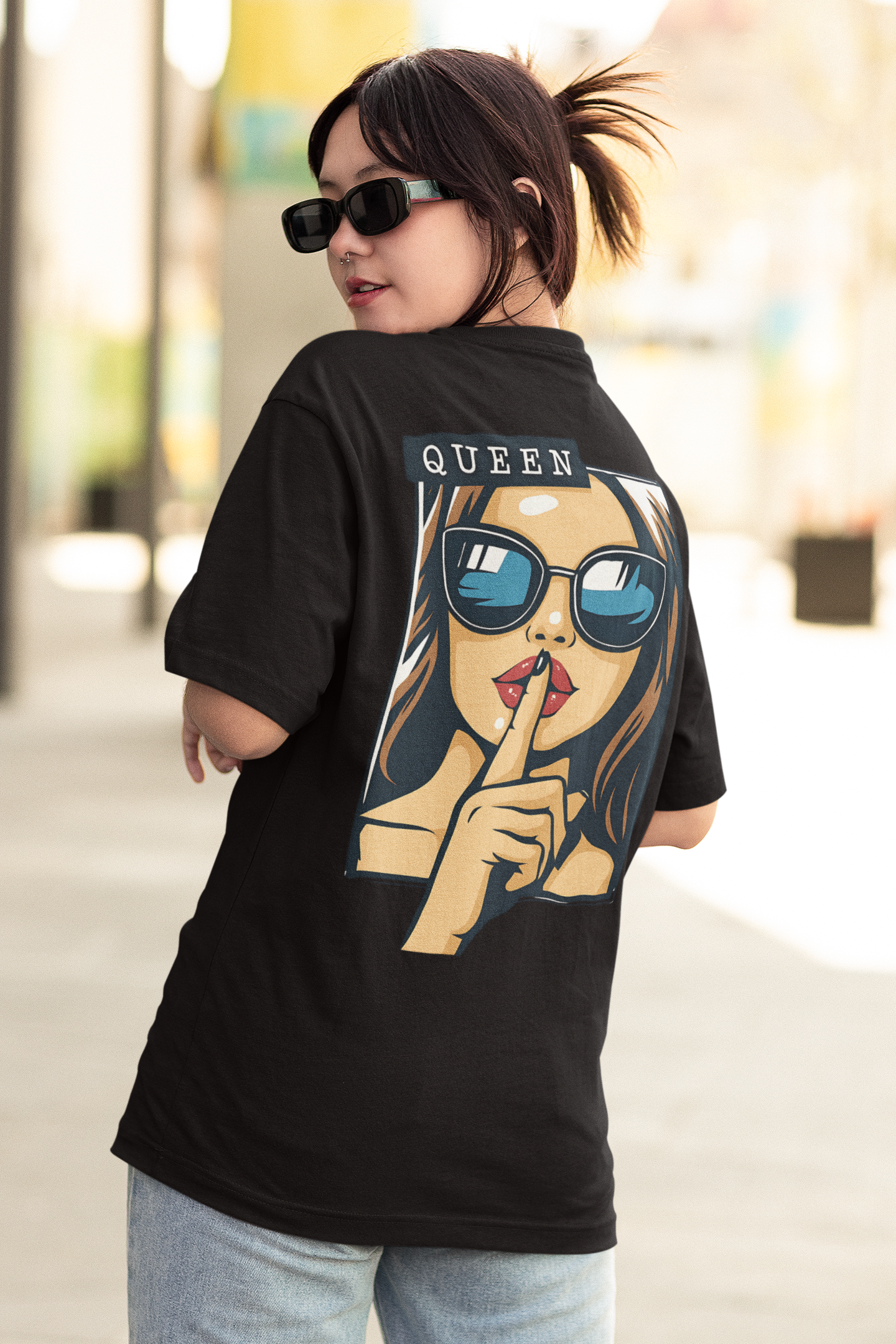 Silent Queen Oversized Tee