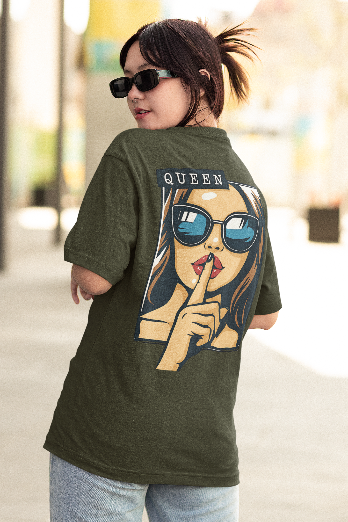 Silent Queen Oversized Tee
