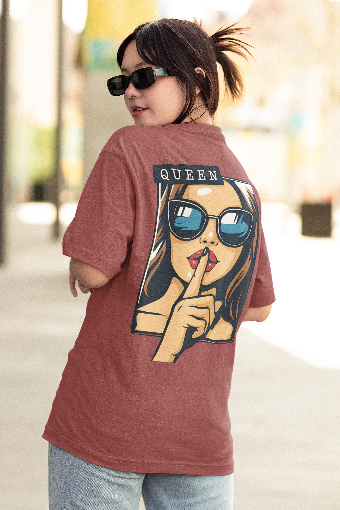 Silent Queen Oversized Tee