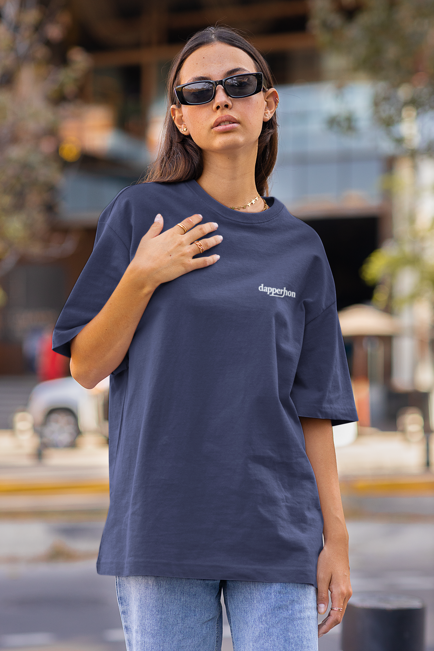 Floral Feline β Oversized T-shirt