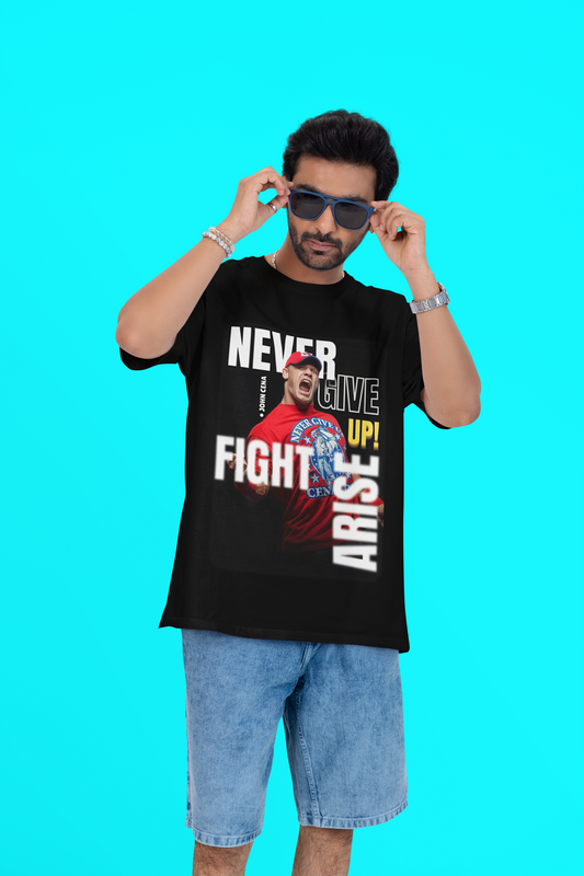 John Cena “Never Give Up” Oversized Tee