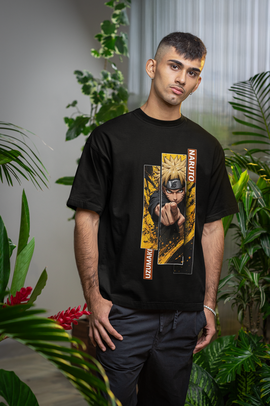 Naruto Uzumaki Oversized Tee 🔥